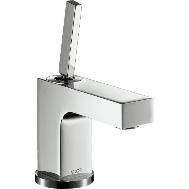 Jednouchwytowa bateria umywalkowa 80 do małych umywalek z uchwytem Pin i kpl odpływowym z cięgłem Chrom Citterio AXOR 39015000