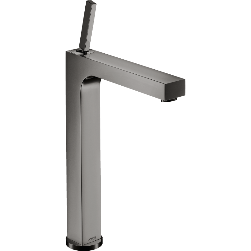 Bateria umyw. 280 do umyw nablat z uchwytem Pin i kpl odpływowym z cięgłem Czarny Chrom Polerowany Citterio AXOR 39020330