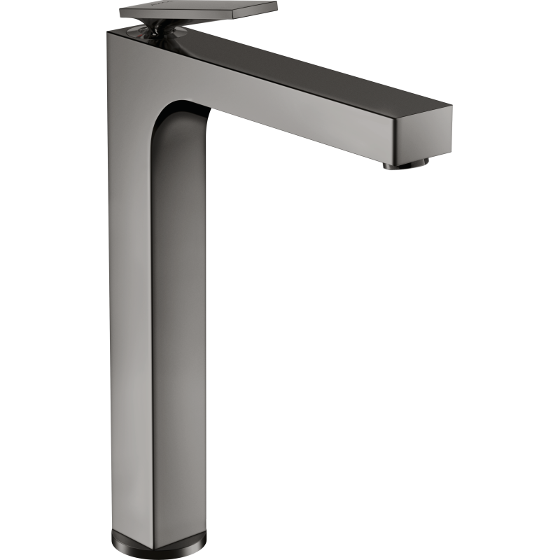 Bateria umywalkowa 280 do umywalek nablatowych z niezamykanym kpl odpływowym Czarny Chrom Polerowany Citterio AXOR 39021330