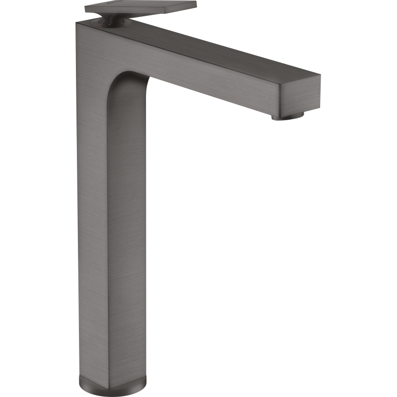 Bateria umywalkowa 280 do umywalek nablatowych z niezamykanym kpl odpływowym Czarny Chrom Szczotkowany Citterio AXOR 39021340