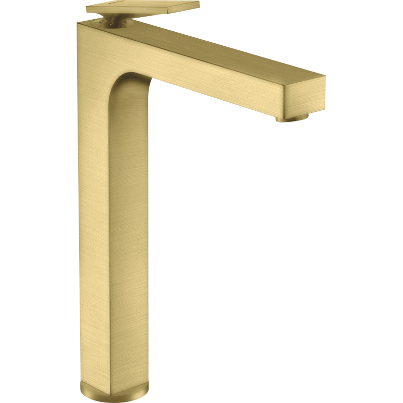 Bateria umywalkowa 280 do umywalek nablatowych z niezamykanym kpl odpływowym Mosiądz Szczotkowany Citterio AXOR 39021950