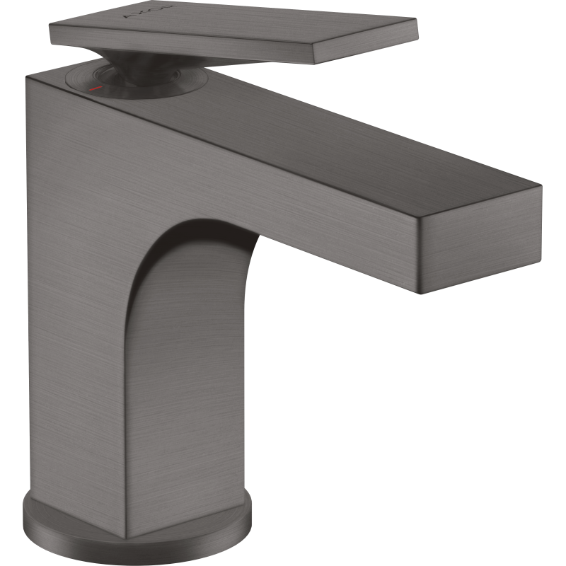 Bateria umywalkowa 90 do małych umywalek z kpl odpływowym z cięgłem Czarny Chrom Szczotkowany Citterio AXOR 39022340