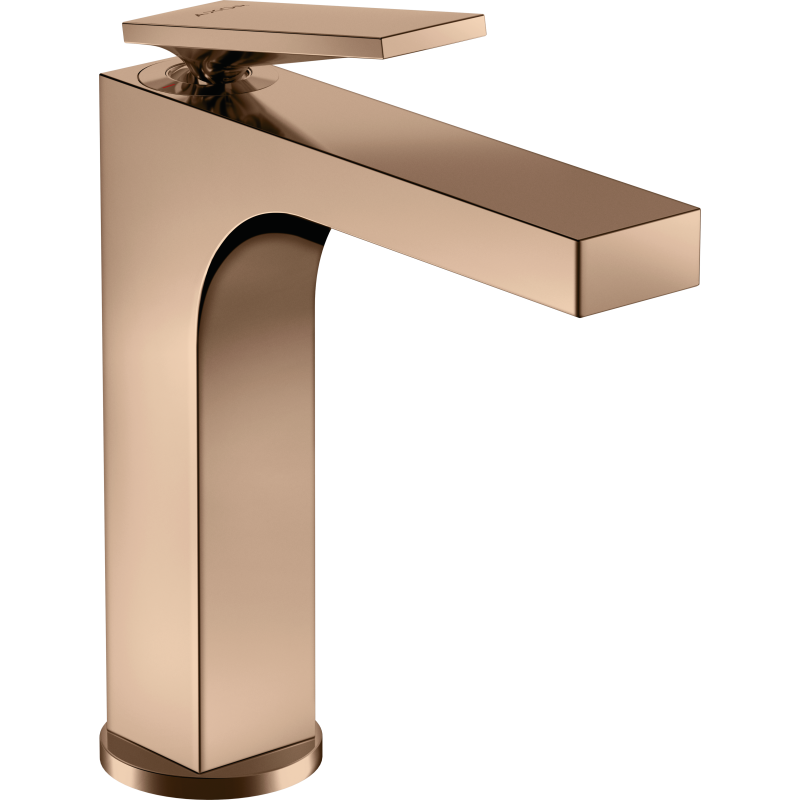 Jednouchwytowa bateria umywalkowa 160 z kompletem odpływowym z cięgłem Czerwony Złoty Polerowany Citterio AXOR 39023300
