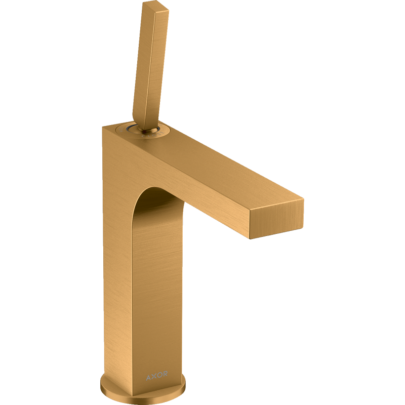 Bateria umywalkowa 160 z uchwytem Pin i niezamykanym kpl odpływowym Złoty Optyczny Szczotkowany Citterio AXOR 39032250