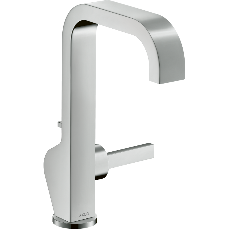 Jednouchwytowa bateria umywalkowa 190 z uchwytem Pin i kompletem odpływowym z cięgłem Chrom Citterio AXOR 39034000