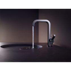 Jednouchwytowa bateria umywalkowa 190 z uchwytem Pin i kompletem odpływowym z cięgłem Chrom Citterio AXOR 39034000