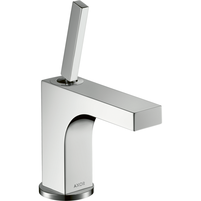 Jednouchwytowa bateria umywalkowa 90 do małych umywalek z uchwytem Pin i kpl odpływowym z cięgłem Chrom Citterio AXOR 39035000