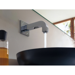 Elektroniczna bateria umywalkowa z wylewką 161 mm, ścienna, podtynkowa Chrom Citterio AXOR 39117000