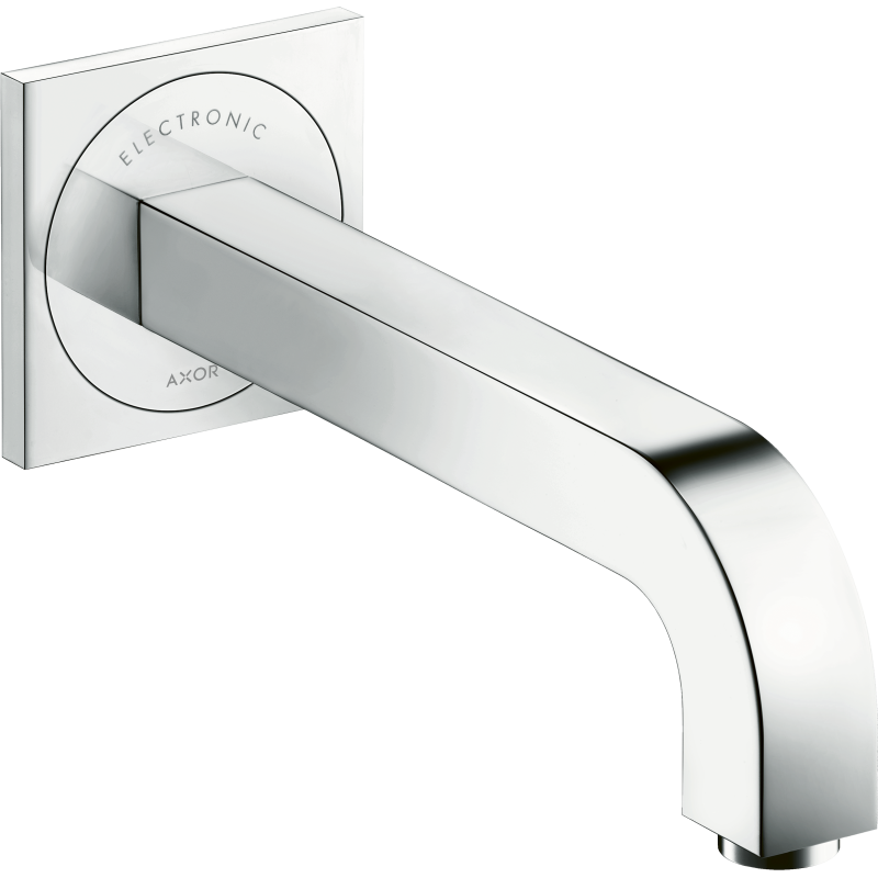 Elektroniczna bateria umywalkowa z wylewką 221 mm, ścienna, podtynkowa Nikiel Szczotkowany Citterio AXOR 39118820