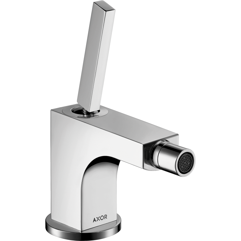 Jednouchwytowa bateria bidetowa z kompletem odpływowym z cięgłem Chrom Citterio AXOR 39210000