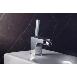 Jednouchwytowa bateria bidetowa z kompletem odpływowym z cięgłem Chrom Citterio AXOR 39210000