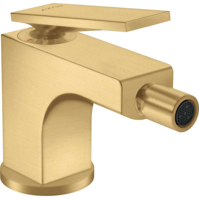 Jednouchwytowa bateria bidetowa z kompletem odpływowym z cięgłem Złoty Optyczny Szczotkowany Citterio AXOR 39214250