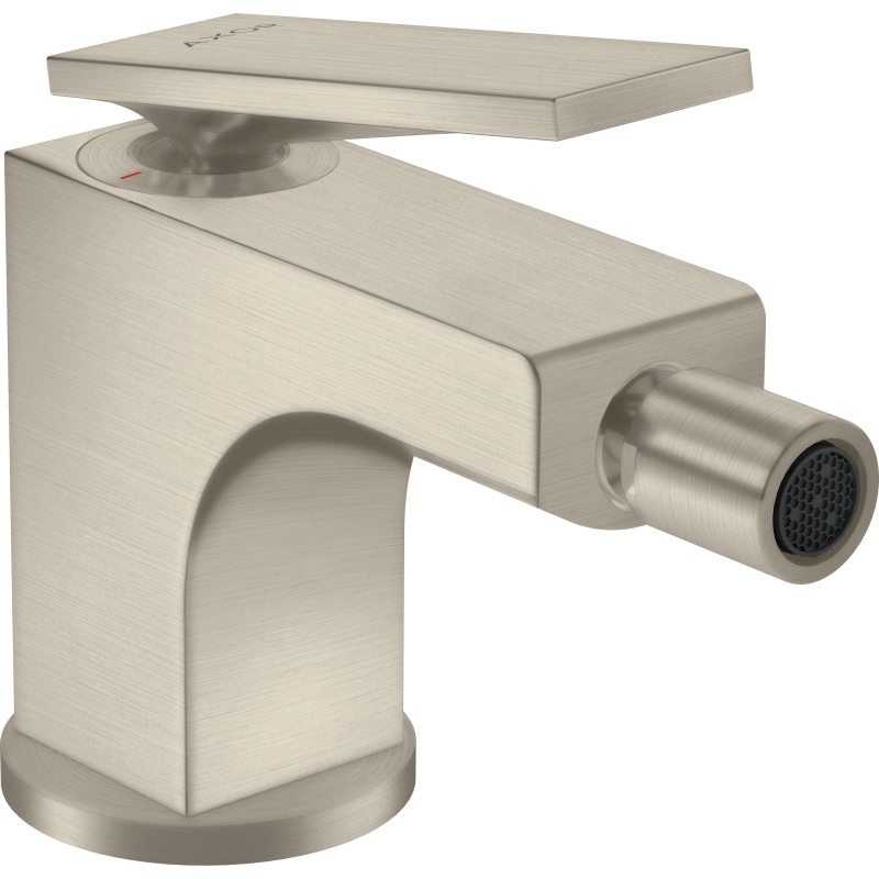 Jednouchwytowa bateria bidetowa z kompletem odpływowym z cięgłem Nikiel Szczotkowany Citterio AXOR 39214820