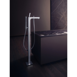 Jednouchwytowa bateria wannowa z uchwytem Pin, wolnostojąca Chrom Citterio AXOR 39451000