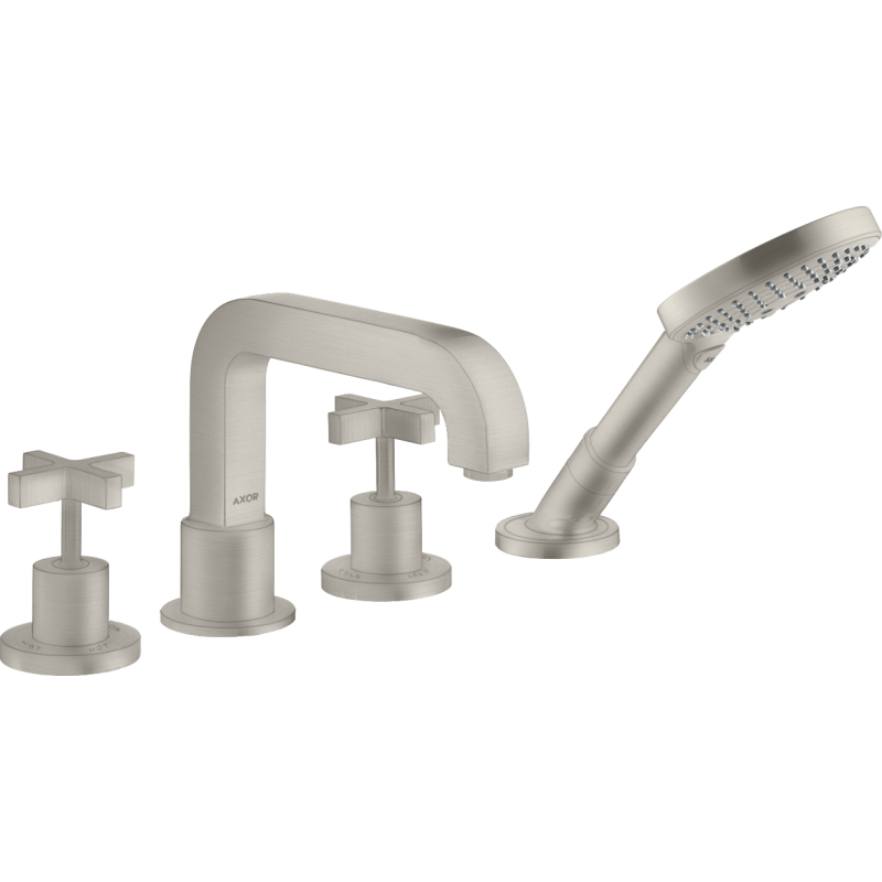 4-otworowa bateria wannowa Stal Szlachetna Optyczna Citterio AXOR 39453800