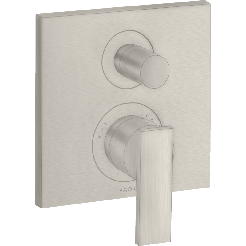 Jednouchwytowa bateria wannowa, podtynkowa Stal Szlachetna Optyczna Citterio AXOR 39457800