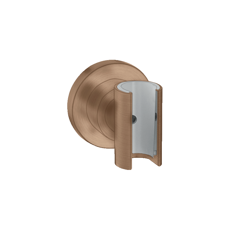 Uchwyt prysznicowy, okrągły Czerwony Złoty Szczotkowany Citterio AXOR 39525310