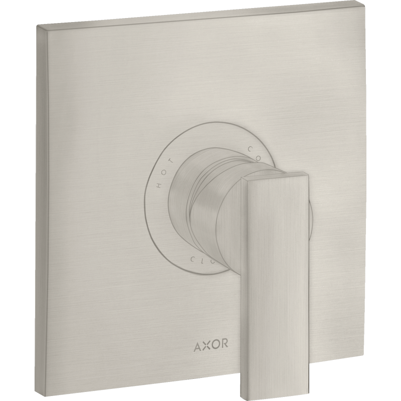 Jednouchwytowa bateria prysznicowa, podtynkowa Stal Szlachetna Optyczna Citterio AXOR 39655800