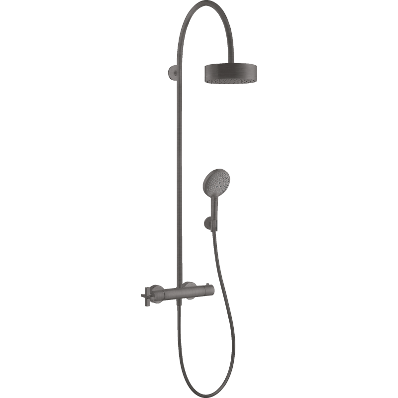 Komplet prysznicowy 180 1jet z termostatem Czarny Chrom Szczotkowany Citterio AXOR 39670340