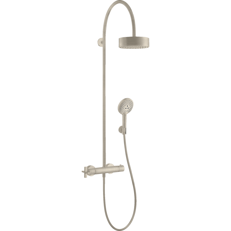 Komplet prysznicowy 180 1jet z termostatem Nikiel Szczotkowany Citterio AXOR 39670820