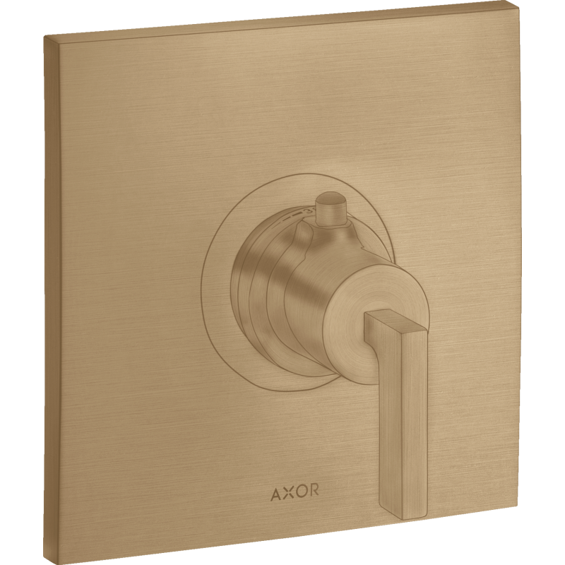 Bateria termostatyczna HighFlow z uchwytem jednoramiennym, podtynkowa Brąz Szczotkowany Citterio AXOR 39711140