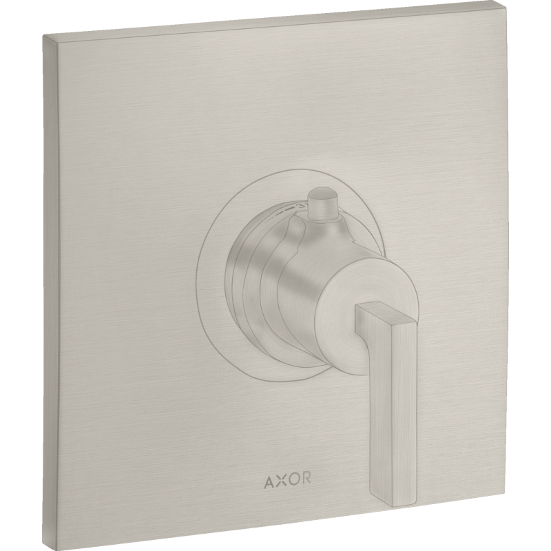 Bateria termostatyczna HighFlow z uchwytem jednoramiennym, podtynkowa Stal Szlachetna Optyczna Citterio AXOR 39711800