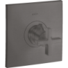 Bateria termostatyczna HighFlow z uchwytem krzyżowym, podtynkowa Czarny Chrom Szczotkowany Citterio AXOR 39716340