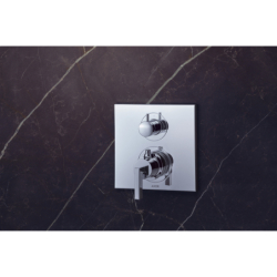 Bateria termo. z uchwytem jednoramiennym i zawór odcin./przeł. 2 odb., podtynk. Chrom Citterio AXOR 39720000