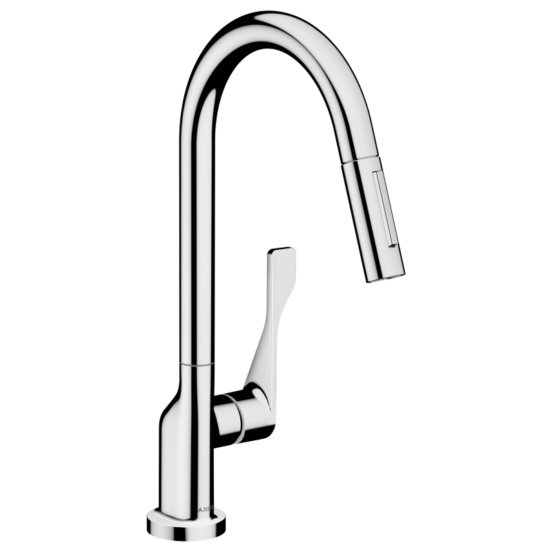 Jednouchwytowa bateria kuchenna 250 z wyciąganą wylewką Mosiądz Polerowany Citterio AXOR 39835930