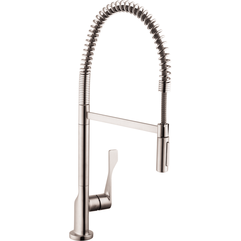 Jednouchwytowa bateria kuchenna 230 Semi-Pro Stal Szlachetna Finish Citterio AXOR 39840800