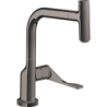 Jednouchwytowa bateria kuchenna Select 230 z wyciąganą wylewką Czarny Chrom Polerowany Citterio AXOR 39861330