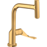Jednouchwytowa bateria kuchenna Select 230 z wyciąganą wylewką Złoty Optyczny Polerowany Citterio AXOR 39861990