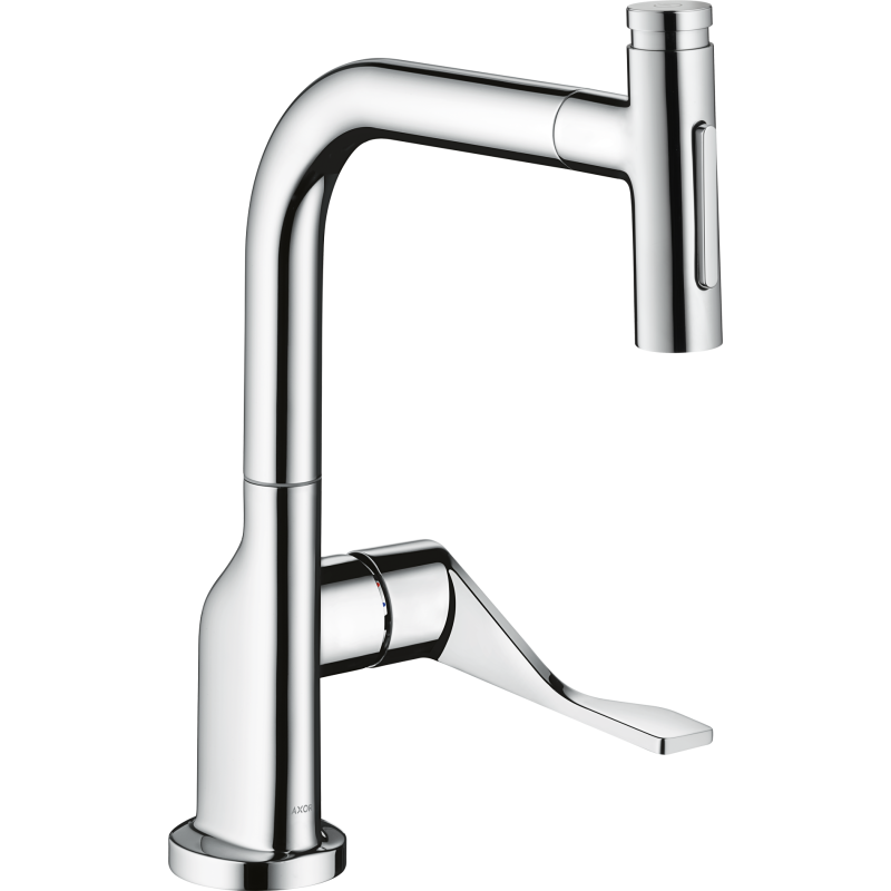 Jednouchwytowa bateria kuchenna Select 230 2jet z wyciąganą wylewką Chrom Citterio AXOR 39863000