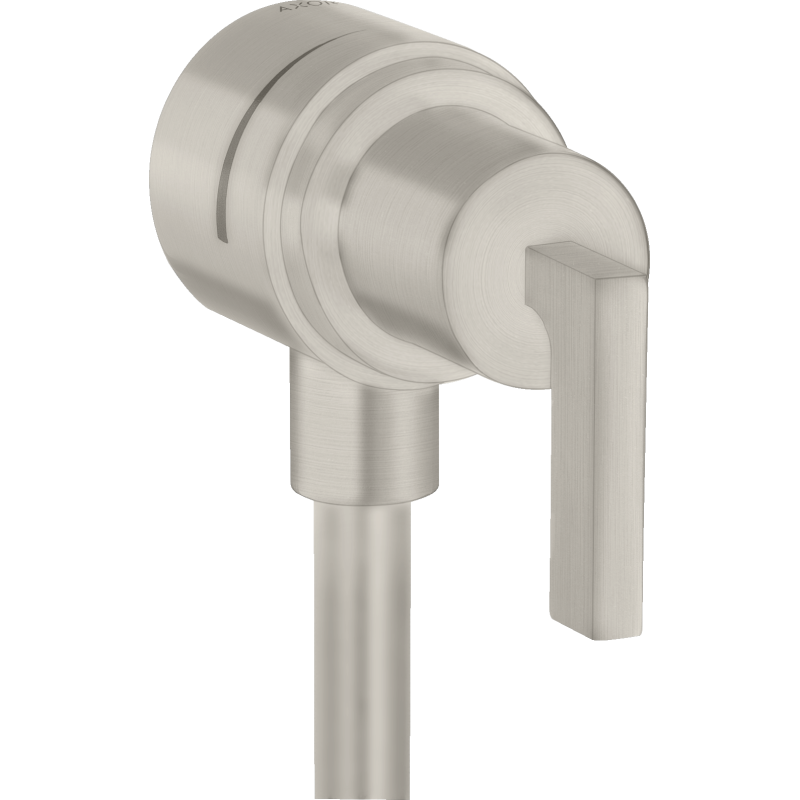 Przyłącze węża z zaworem odcinającym i uchwytem jednoramiennym Stal Szlachetna Optyczna Citterio AXOR 39882800