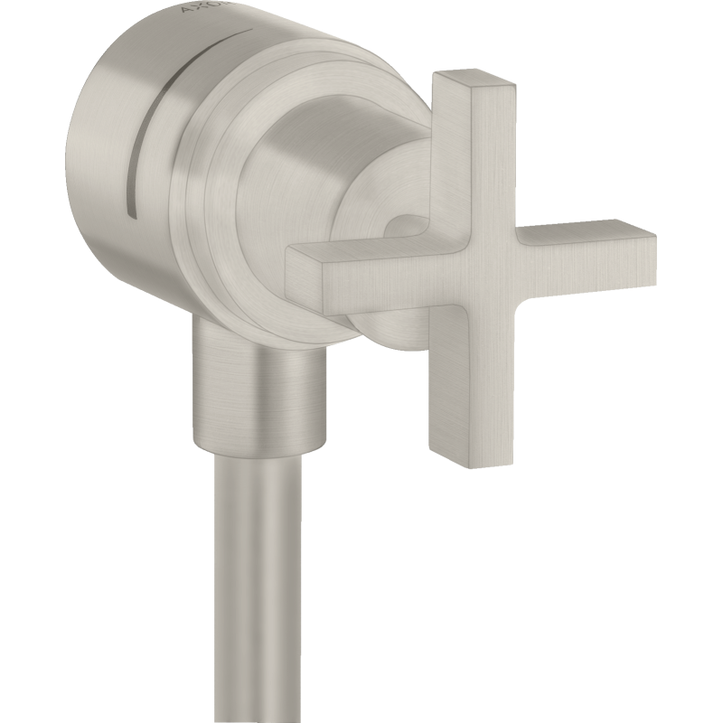 Przyłącze węża z zaworem odcinającym i uchwytem krzyżowym Stal Szlachetna Optyczna Citterio AXOR 39883800