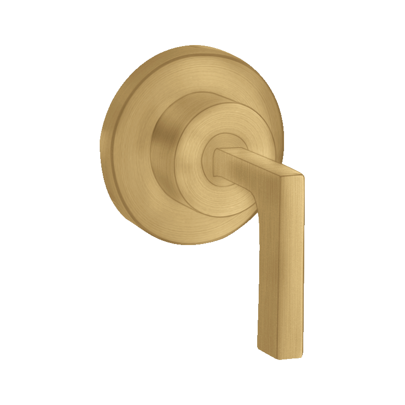 Zawór odcinający z uchwytem jednoramiennym, podtynkowy Złoty Optyczny Szczotkowany Citterio AXOR 39960250