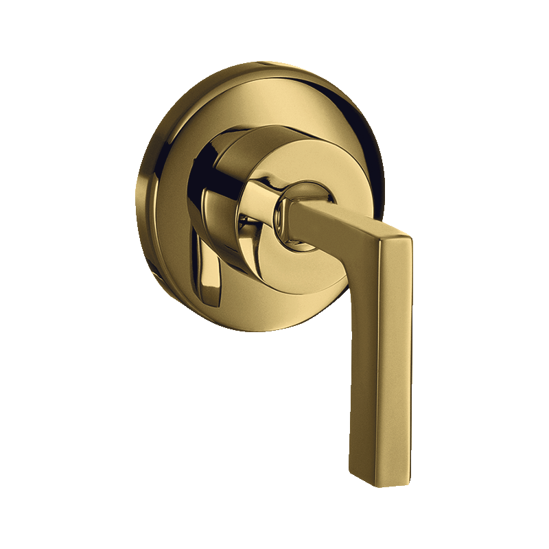 Zawór odcinający z uchwytem jednoramiennym, podtynkowy Złoty Optyczny Polerowany Citterio AXOR 39960990