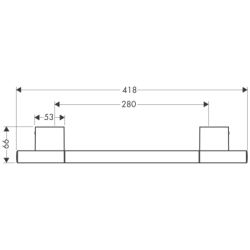 Uchwyt Chrom Uno AXOR 41530000