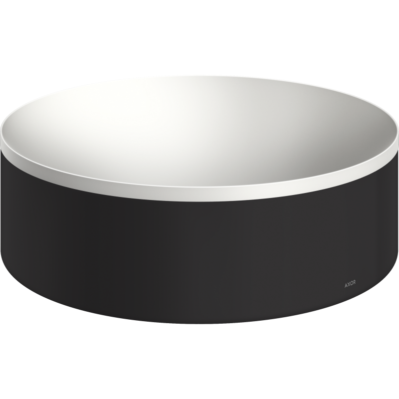 Umywalka nablatowa 300 bez otworu na baterię i przelewu Czarny Matowy Suite Wanna i Umywalki AXOR 42000670
