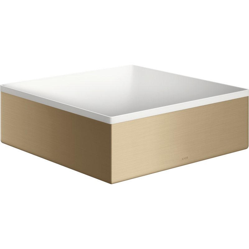 Umywalka nablatowa 285/285 bez otworu na baterię i przelewu Brąz Szczotkowany Suite Wanna i Umywalki AXOR 42002140