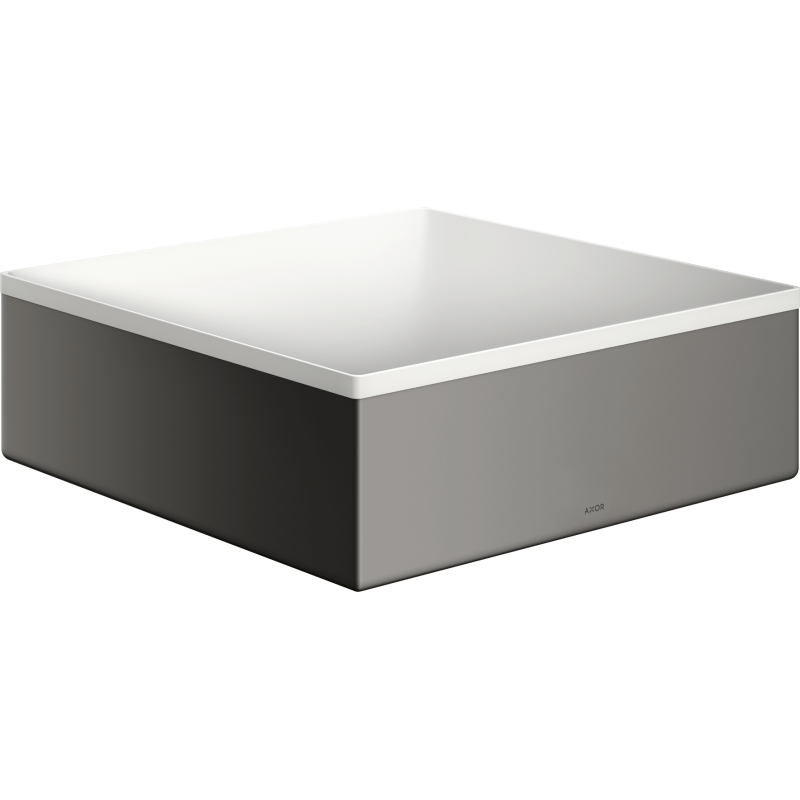 Umywalka nablatowa 285/285 bez otworu na baterię i przelewu Czarny Chrom Polerowany Suite Wanna i Umywalki AXOR 42002330