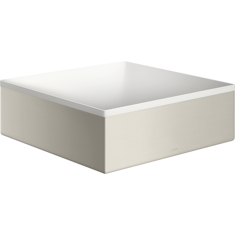 Umywalka nablatowa 285/285 bez otworu na baterię i przelewu Stal Szlachetna Optyczna Suite Wanna i Umywalki AXOR 42002800