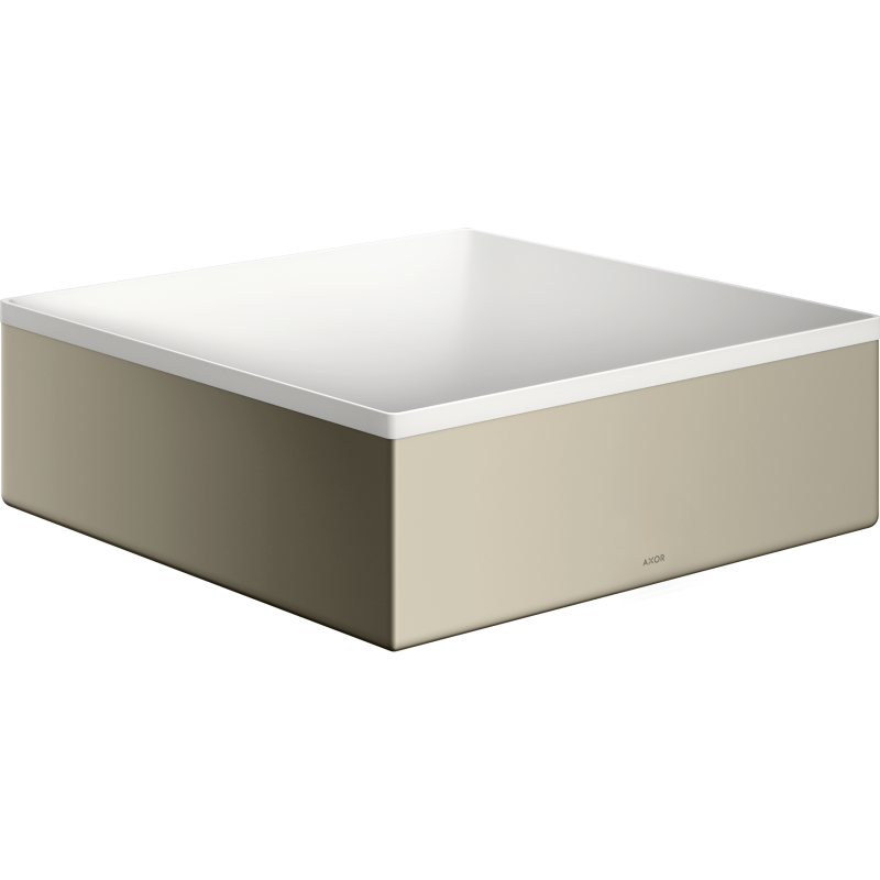 Umywalka nablatowa 285/285 bez otworu na baterię i przelewu Nikiel Polerowany Suite Wanna i Umywalki AXOR 42002830