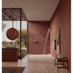 Umywalka nablatowa 400/400 bez otworu na baterię i przelewu Czarny Chrom Szczotkowany Suite Wanna i Umywalki AXOR 42003340