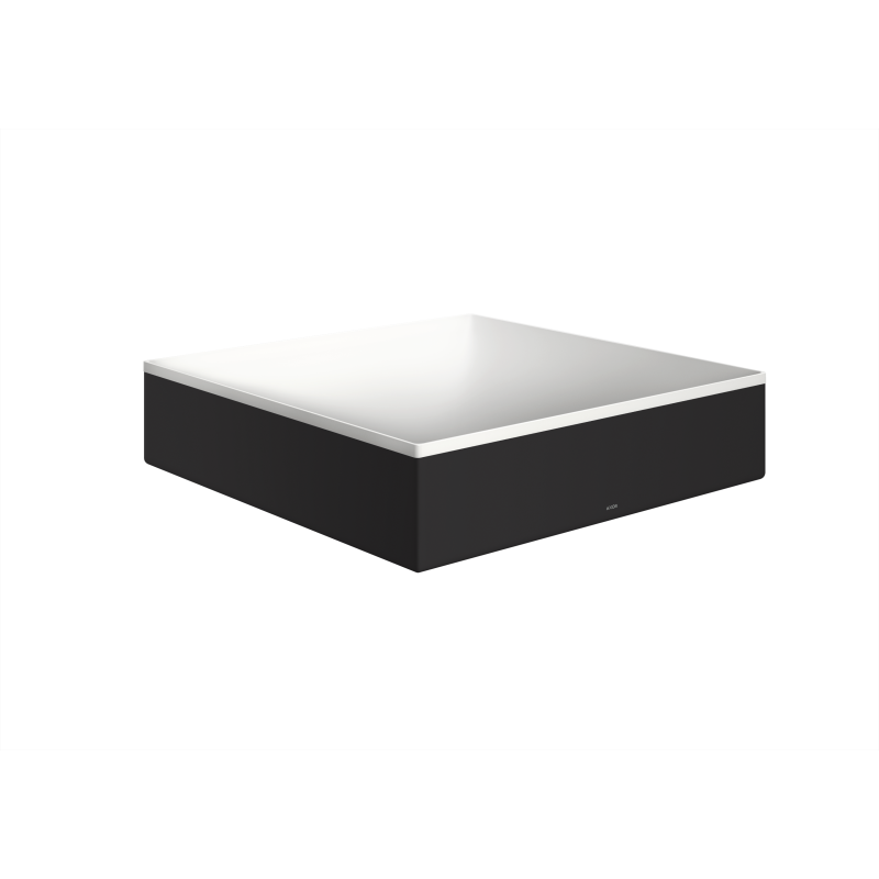 Umywalka nablatowa 400/400 bez otworu na baterię i przelewu Czarny Matowy Suite Wanna i Umywalki AXOR 42003670