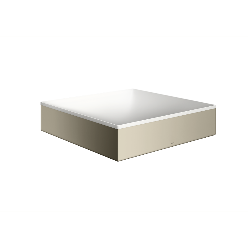 Umywalka nablatowa 400/400 bez otworu na baterię i przelewu Nikiel Polerowany Suite Wanna i Umywalki AXOR 42003830