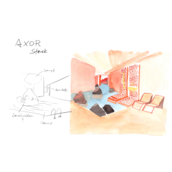 Umywalka nablatowa 400/400 bez otworu na baterię i przelewu Złoty Optyczny Polerowany Suite Wanna i Umywalki AXOR 42003990