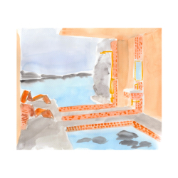 Umywalka nablatowa 400/400 bez otworu na baterię i przelewu Złoty Optyczny Polerowany Suite Wanna i Umywalki AXOR 42003990