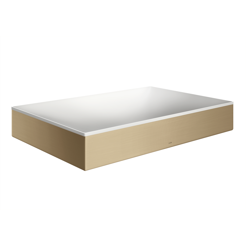 Umywalka nablatowa 600/400 bez otworu na baterie i przelewu Brąz Szczotkowany Suite Wanna i Umywalki AXOR 42004140