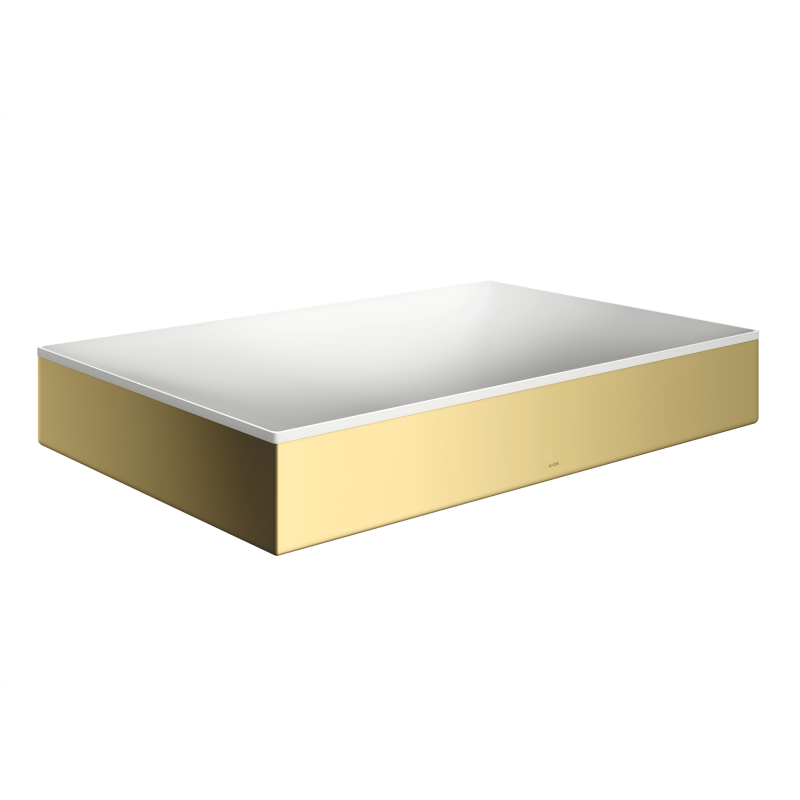 Umywalka nablatowa 600/400 bez otworu na baterie i przelewu Złoty Optyczny Polerowany Suite Wanna i Umywalki AXOR 42004990